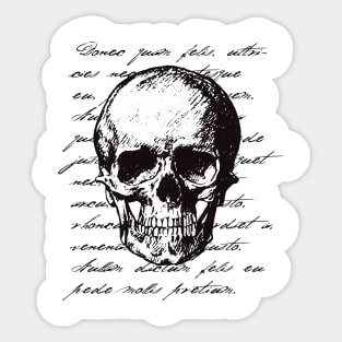 skull Sticker